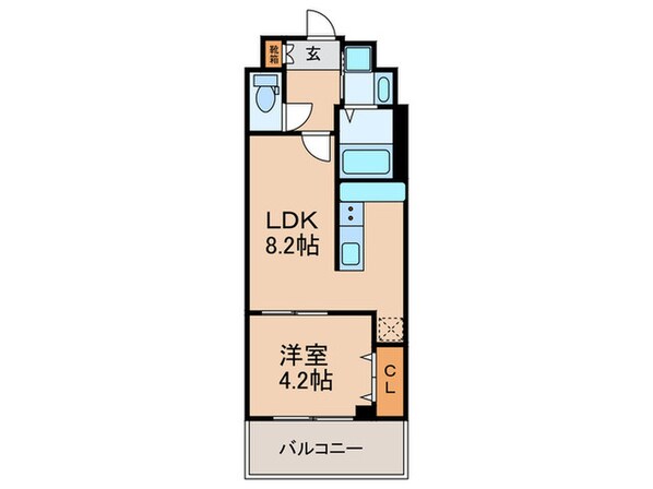 パルク　クレール博多の物件間取画像